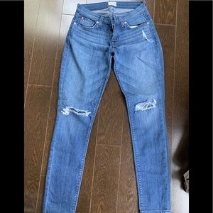 Hudson Jeans with rips in the knees